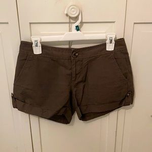 Brown cargo shorts
